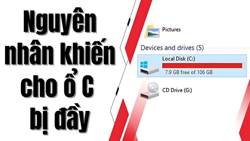 Nguyên nhân khiến cho ổ C bị đầy