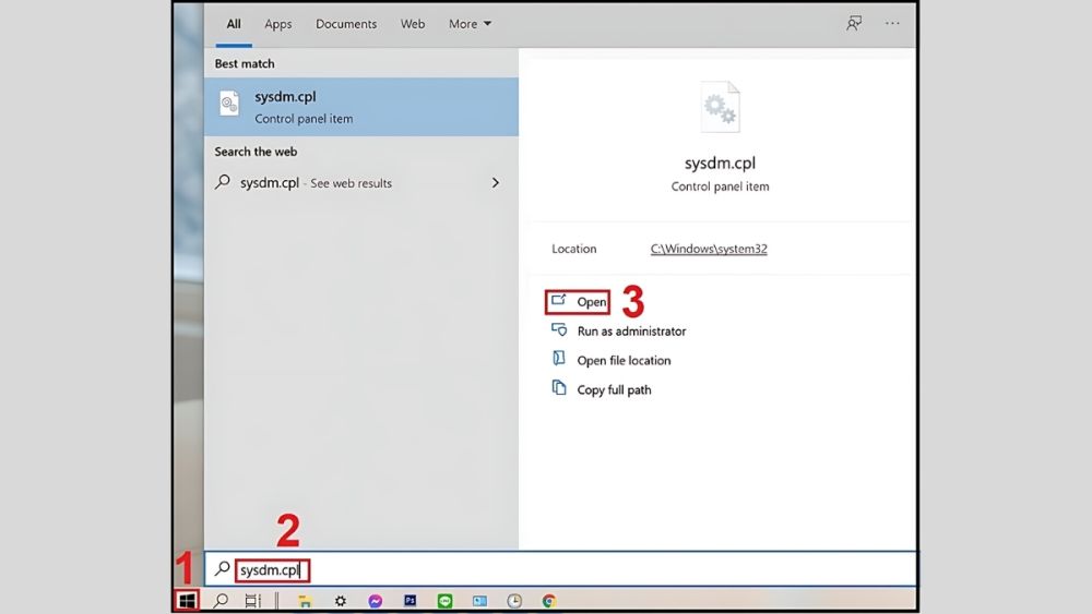 Cách dọn dẹp ổ C tắt tính năng System Restore bước 1