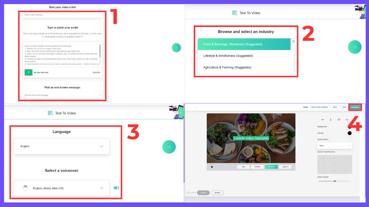 Cách sử dụng Designs AI Video Maker bước 3