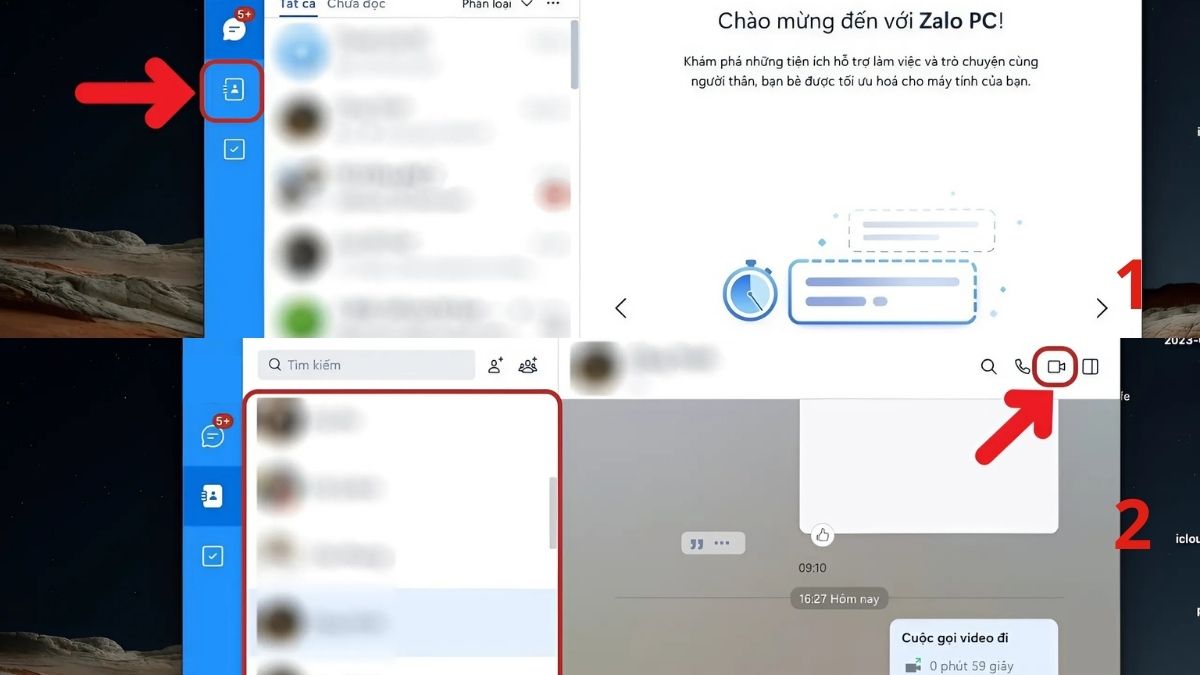 Hướng dẫn cách gọi video Zalo trên macbook bước 4