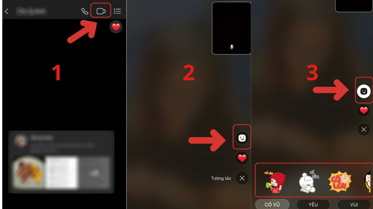 Hướng dẫn chi tiết cách gọi video Zalo có hiệu ứng bước 2