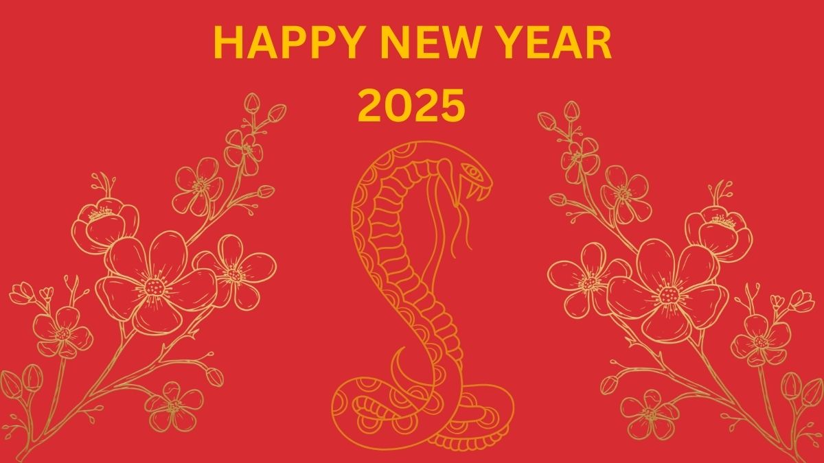 Hình nền Tết Ất Tỵ 2025 theo mạng Kim