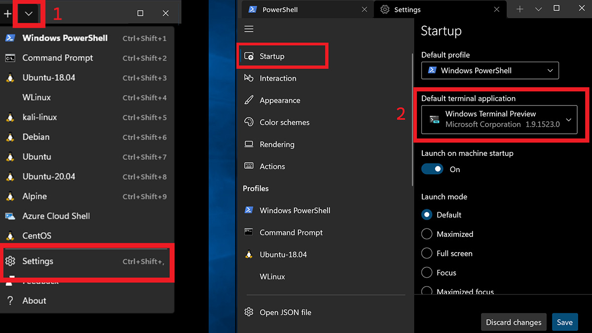 Cách hẹn giờ tắt máy tính là Sử dụng Windows Terminal