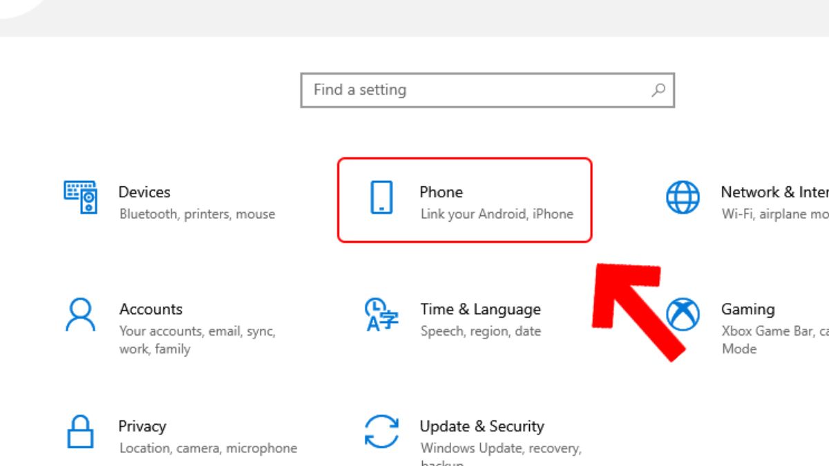 Cách kết nối Samsung với máy tính bằng tài khoản Microsoft bước 1