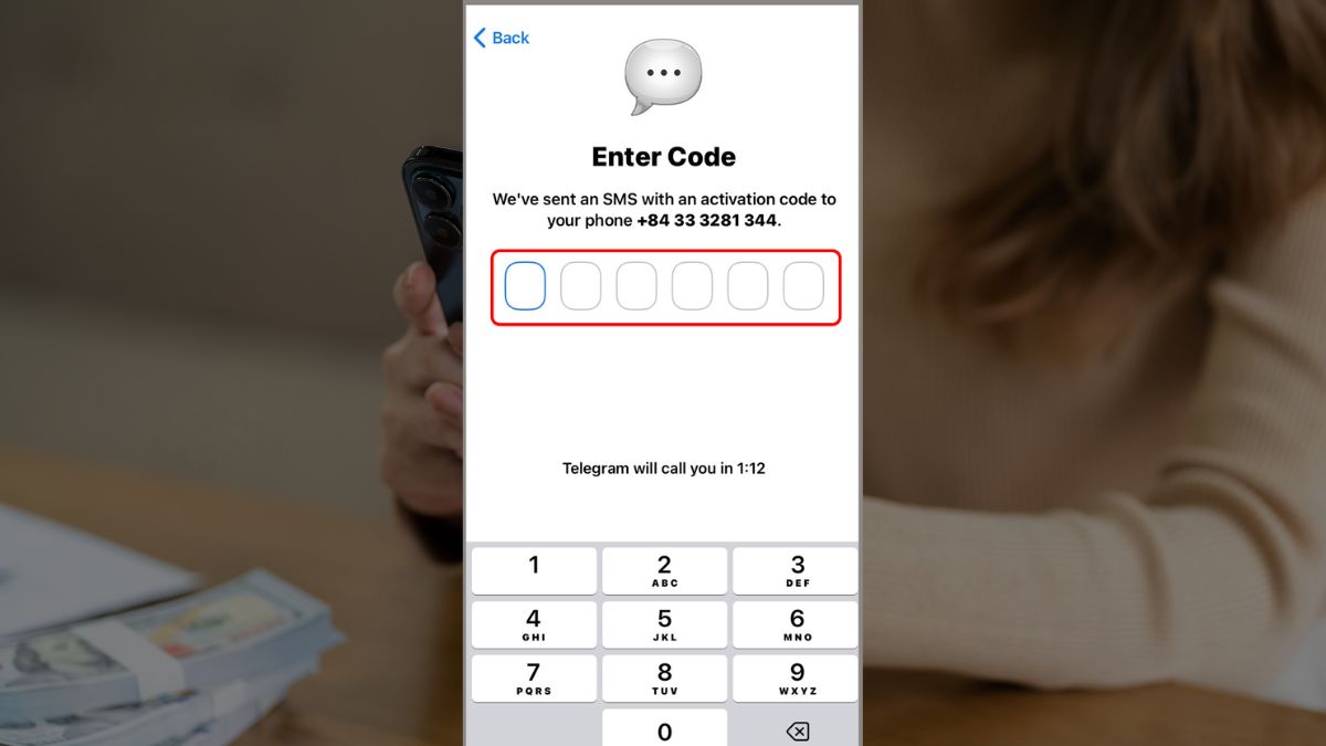 Hướng dẫn cách lấy lại mật khẩu Telegram bằng số điện thoại bước 2