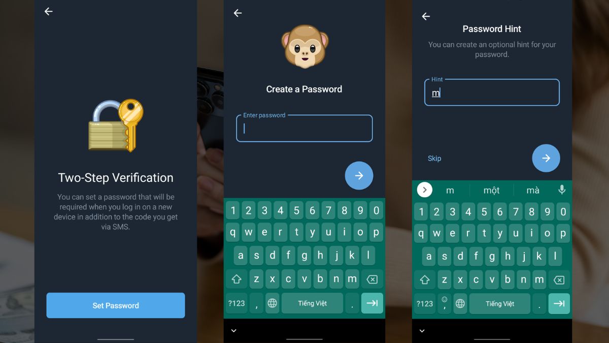 Hướng dẫn cách lấy lại mật khẩu Telegram xác minh hai bước bước 2