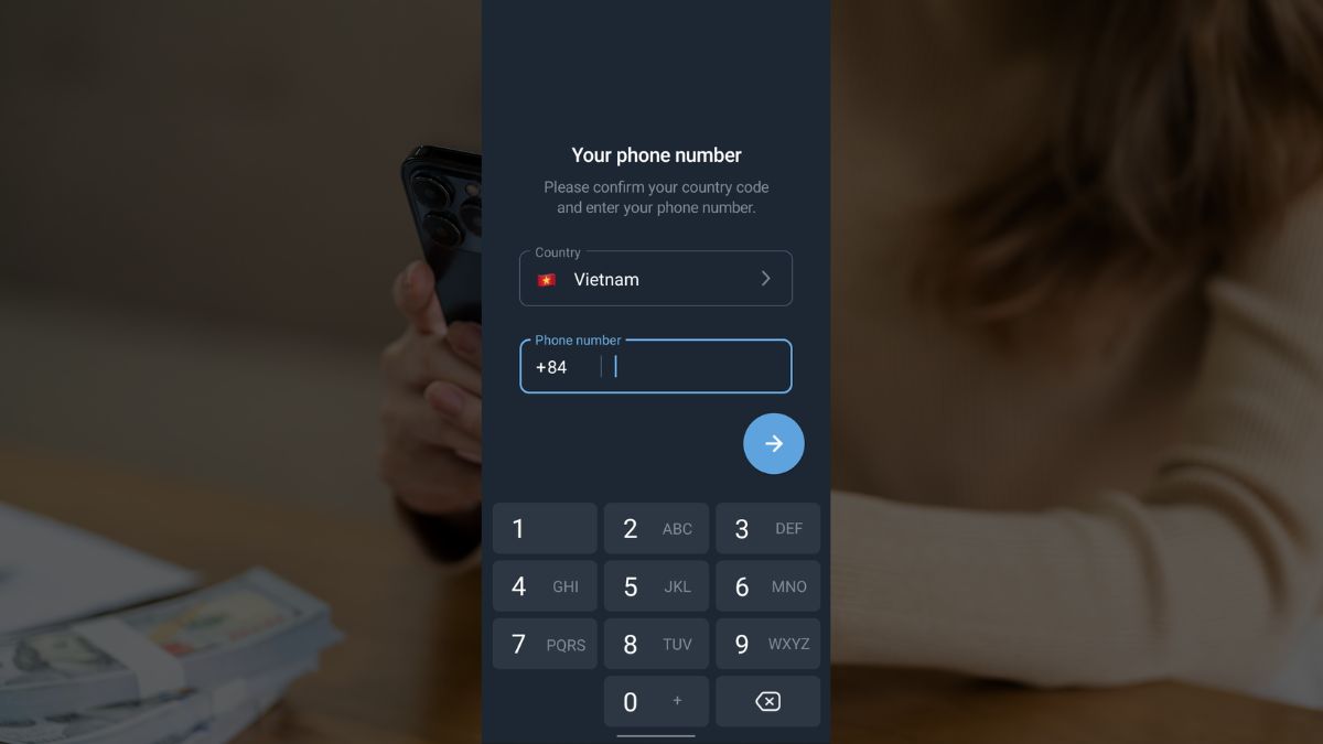Cách lấy lại mật khẩu Telegram bằng Gmail bước 1