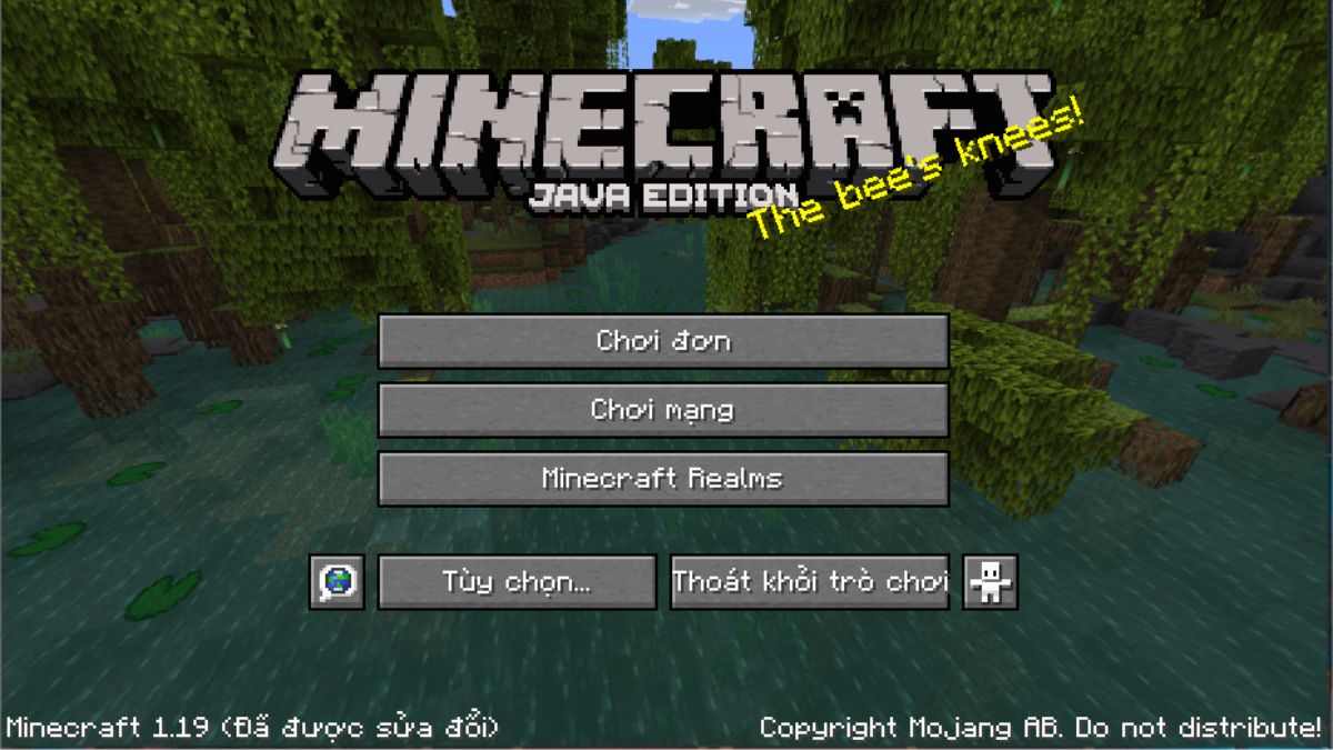 Hướng dẫn cách chơi game Minecraft 1.19.0 bước 1