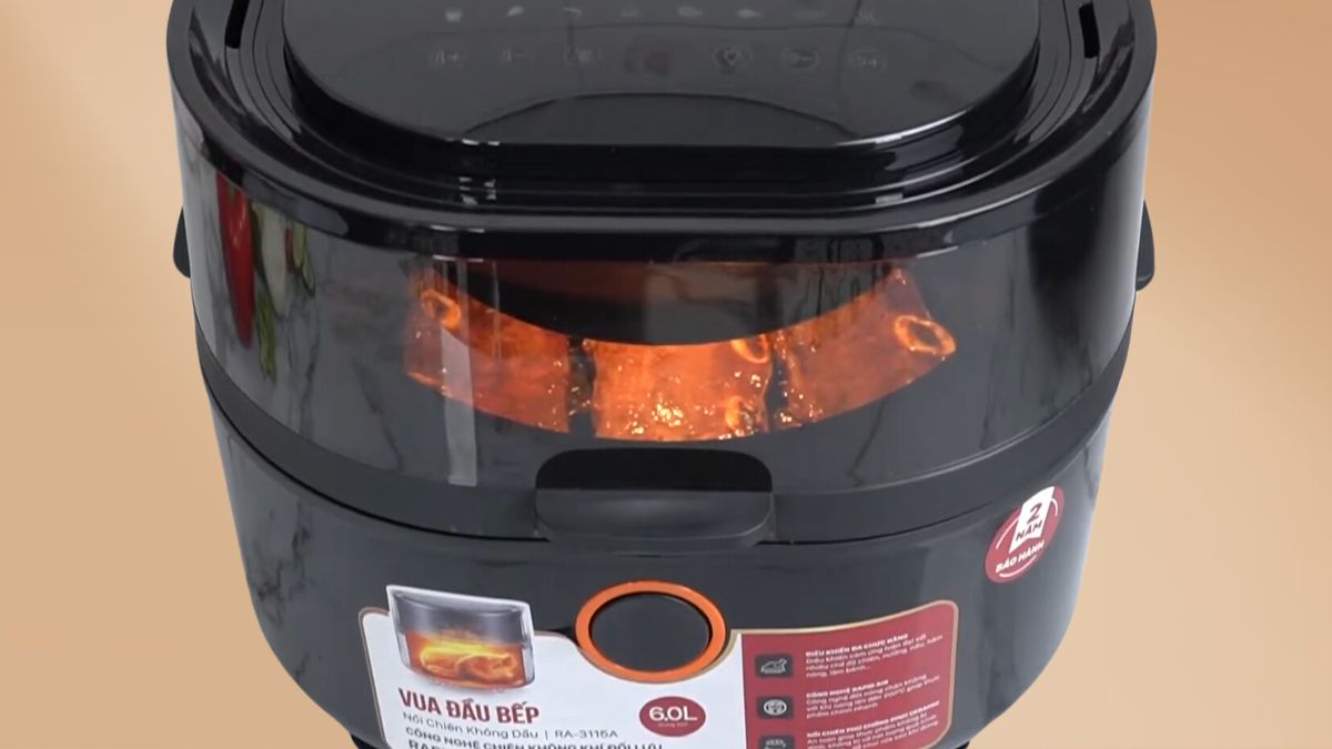 Hướng dẫn sử dụng nồi chiên không dầu Roler bước 4