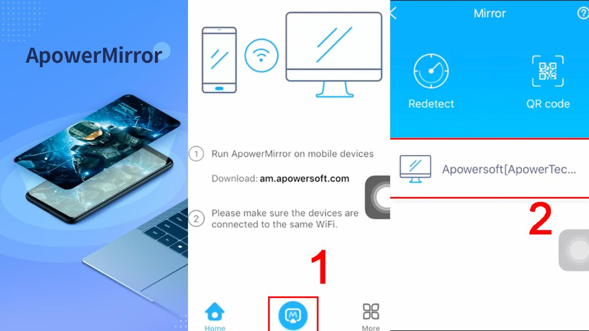 Cách chiếu màn hình iPhone lên máy tính Windows bằng ApowerMirror