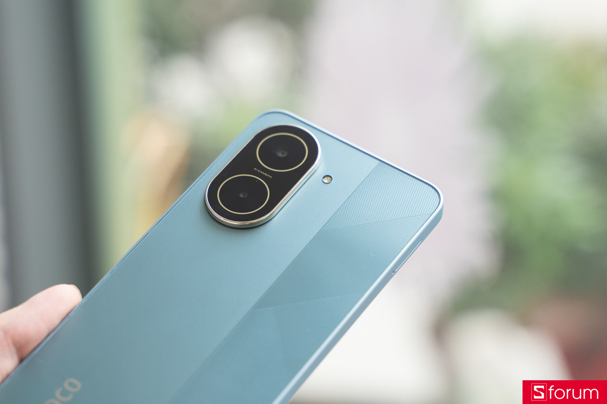Xiaomi POCO C71 sở hữu camera được thiết kế cách điệu