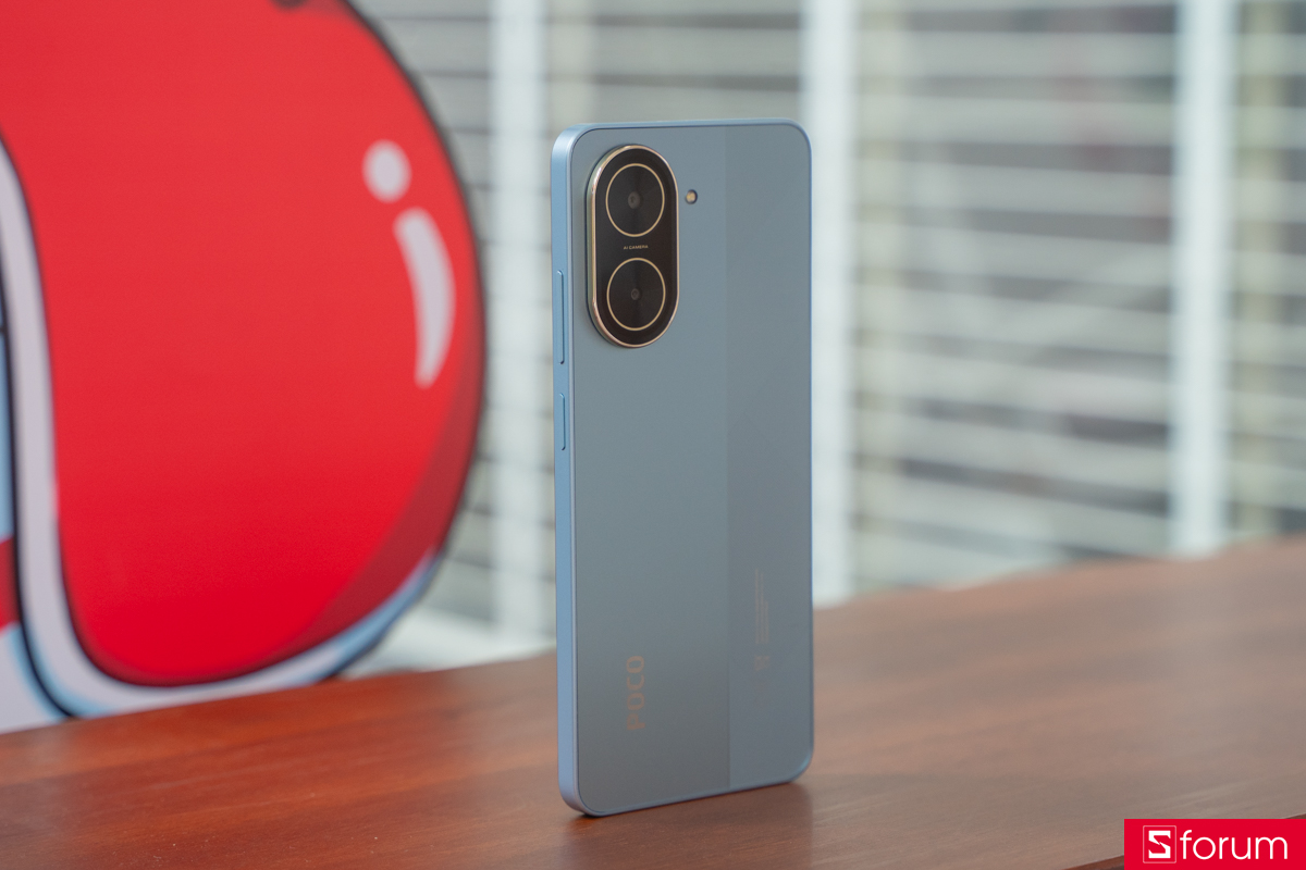 Xiaomi POCO C71 sở hữu thiết kế khá bắt mắt