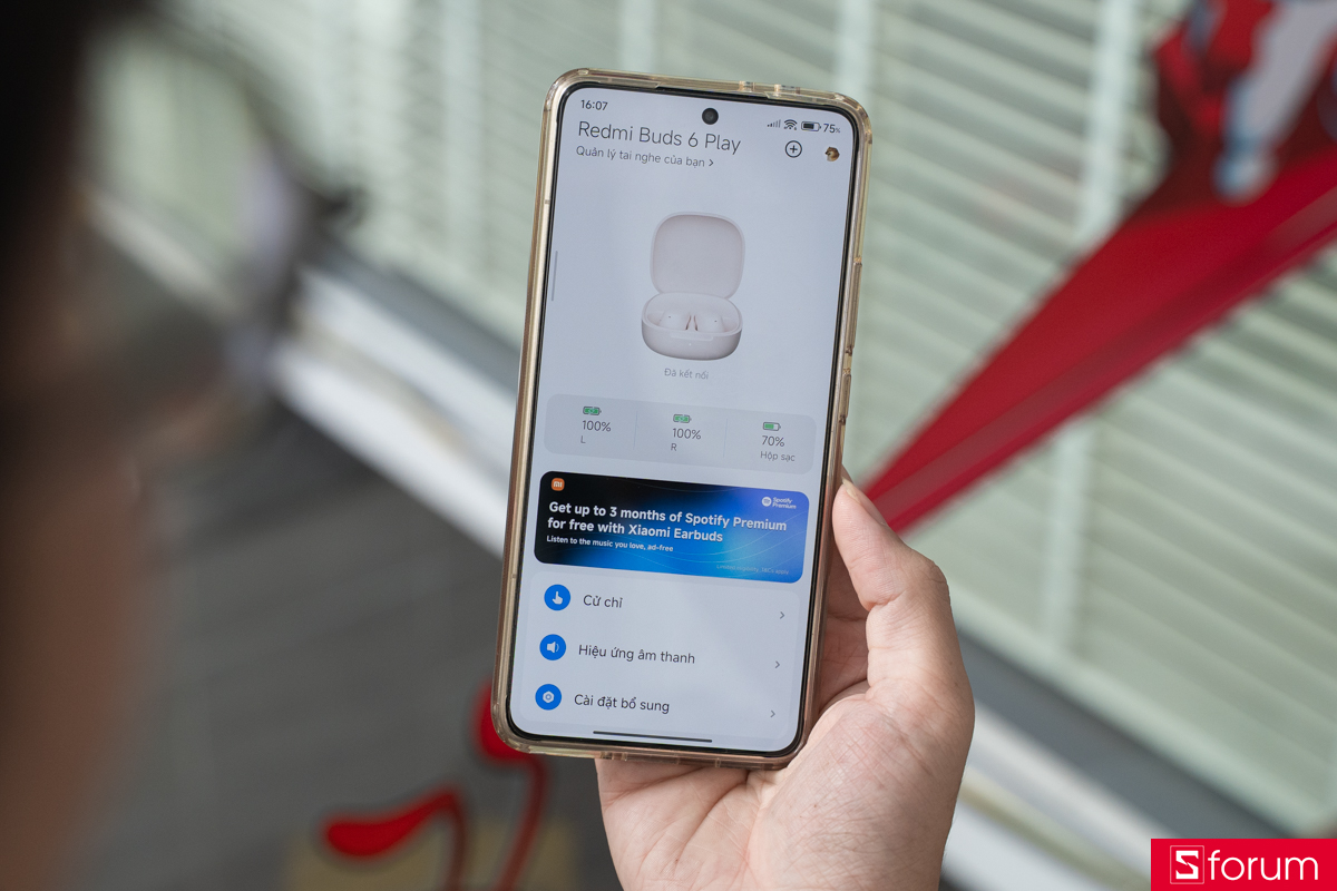 Xiaomi Redmi Buds 6 Play được tặng kèm gói Spotify Premium trong 3 tháng