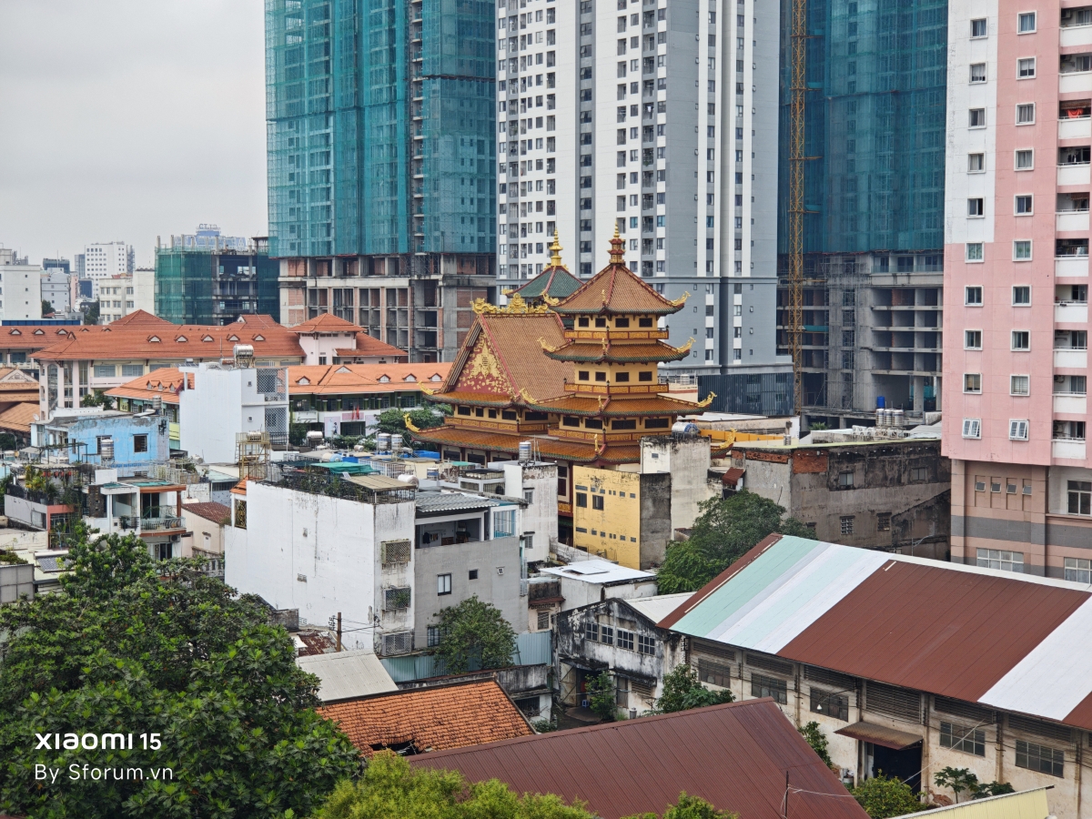 Tiêu cự 2.6x trên Xiaomi 15