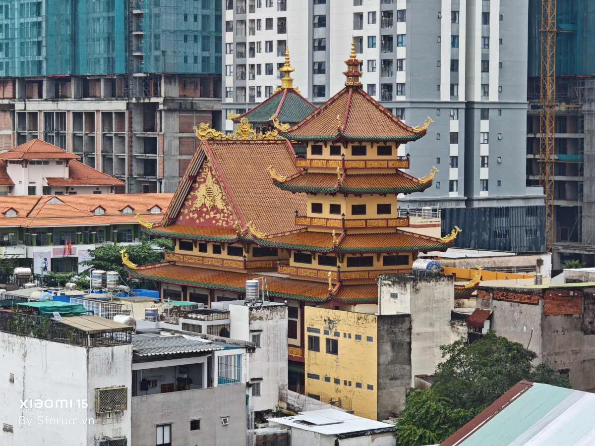 Tiêu cự 5x trên Xiaomi 15