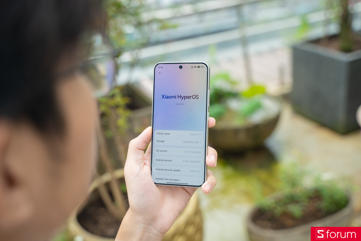 Xiaomi 15 hiện đang chạy trên HyperOS 2.0.227.0