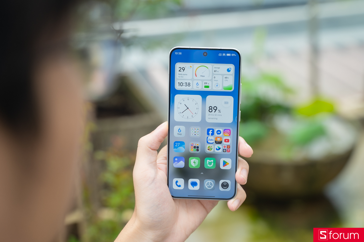 HyperOS trên Xiaomi 15 cho khả năng tuỳ biến rất tốt