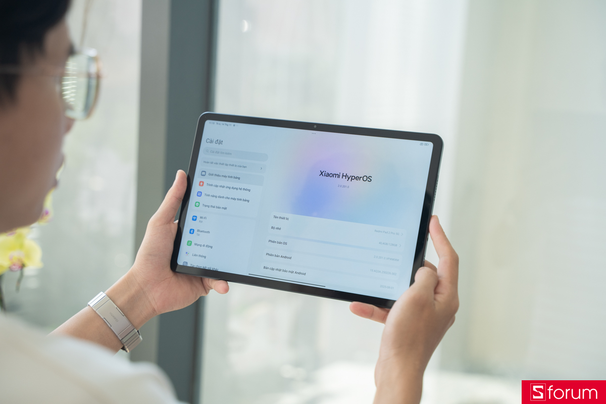 Redmi Pad 2 Pro với HyperOS 2 trên nền Android 15