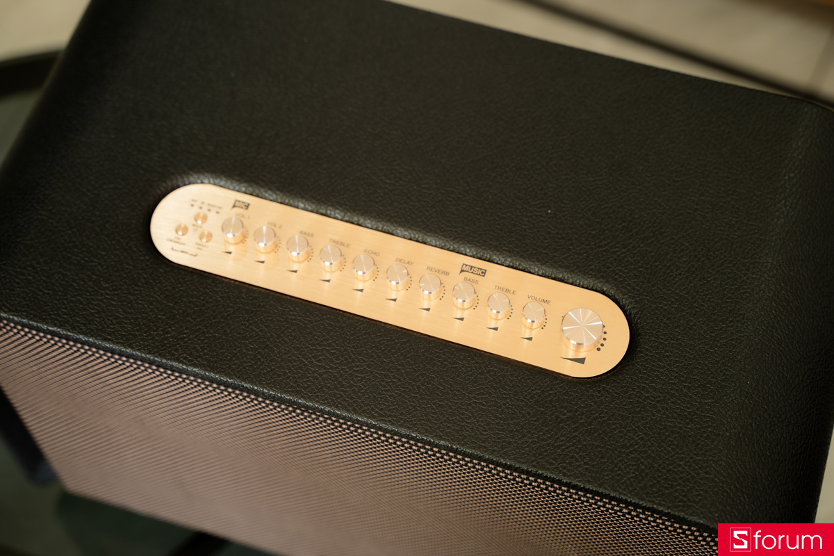 Các núm chức năng của loa loa ACNOS Acoustic 3S