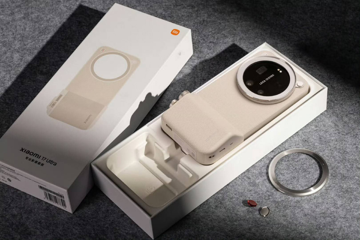Thiết kế của Xiaomi 17 Ultra bản màu trắng