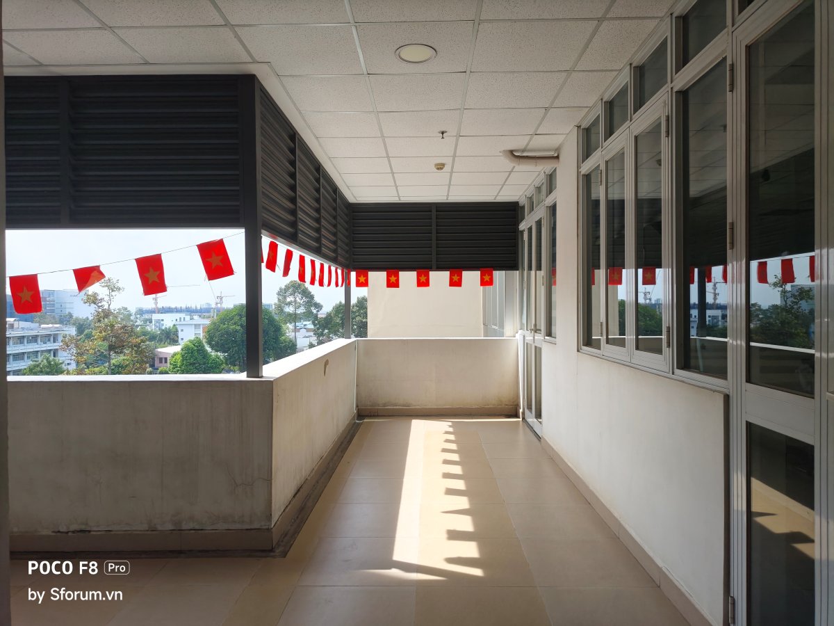 Ảnh chụp từ camera chính đủ sáng của POCO F8 Pro