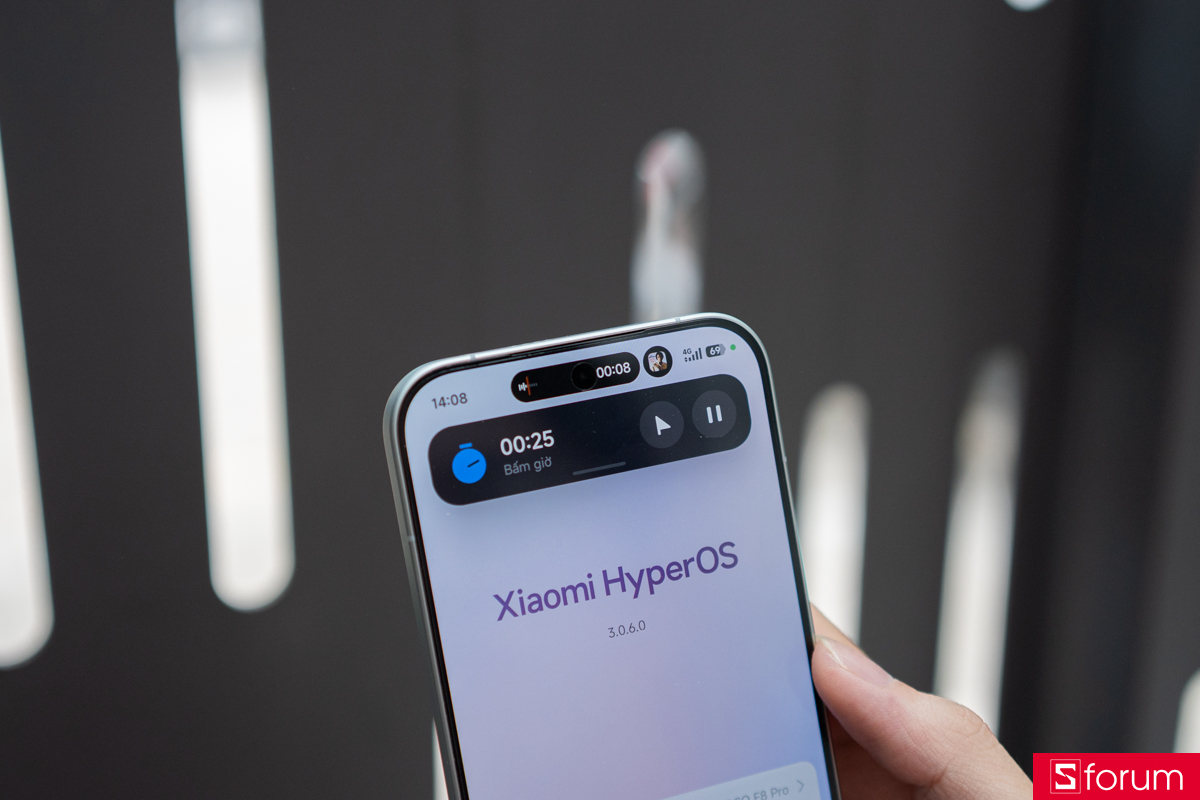 Tính năng Super Island trên POCO F8 Pro