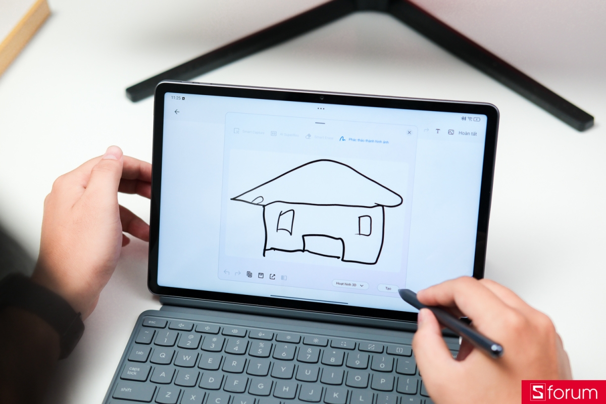 AI Phác thảo trên Lenovo Yoga Tab