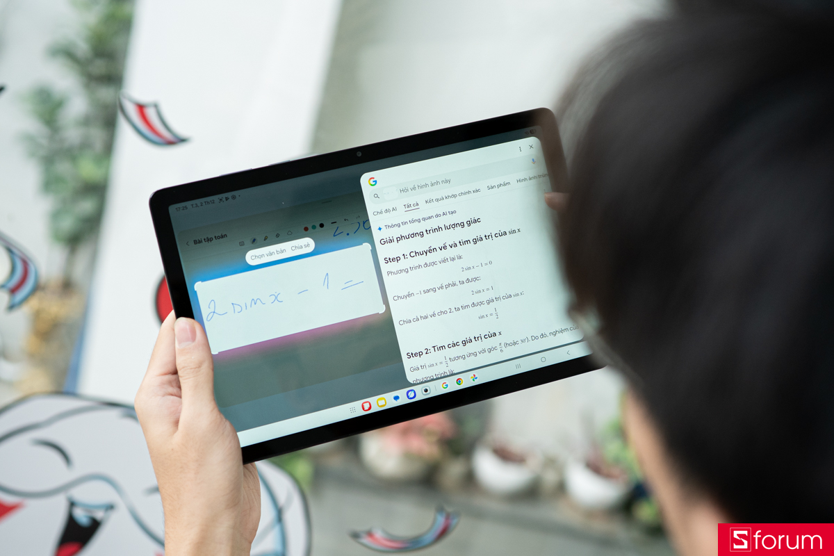 Tính năng Circle To Search cũng được cài đặt sẵn trên Samsung Galaxy Tab A11 Plus