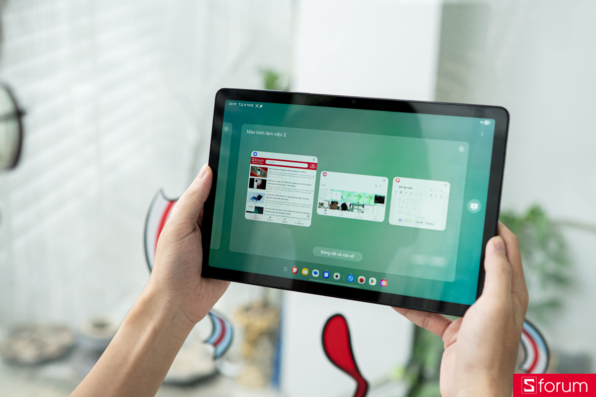 Thêm hoặc chỉnh sửa nhanh các desktop trên Samsung Galaxy Tab A11 Plus