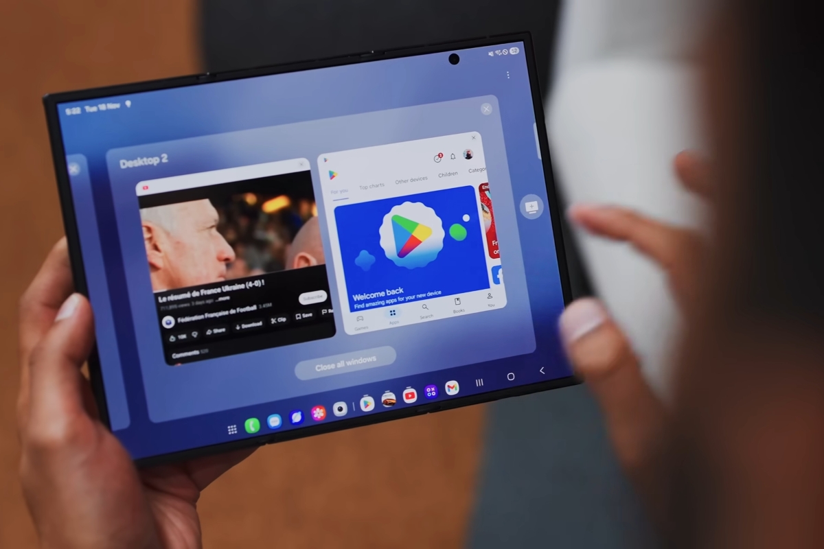 Phần mềm của Samsung Galaxy Z TriFold