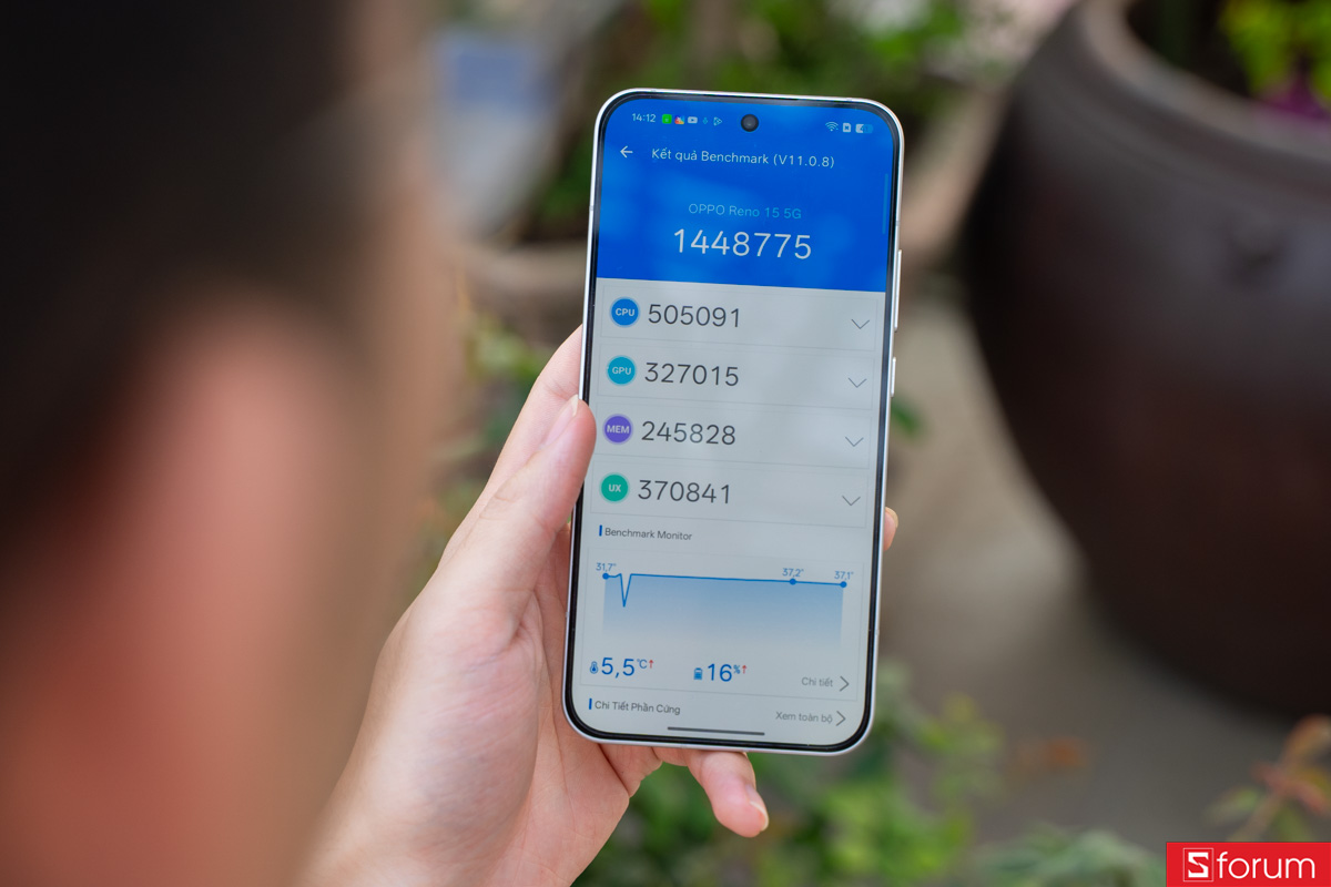 Đánh giá hiệu năng của OPPO Reno15