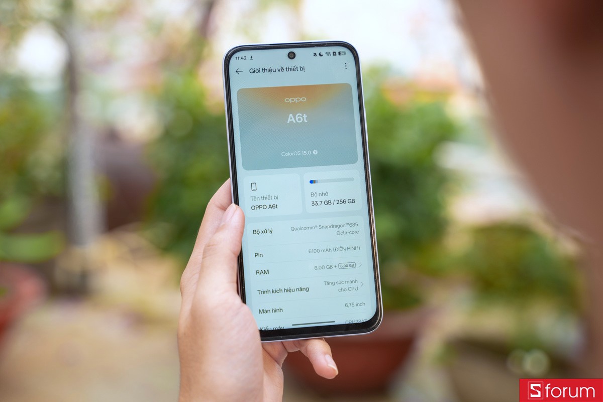 ColorOS 16 trên OPPO A6t cho trải nghiệm mượt mà