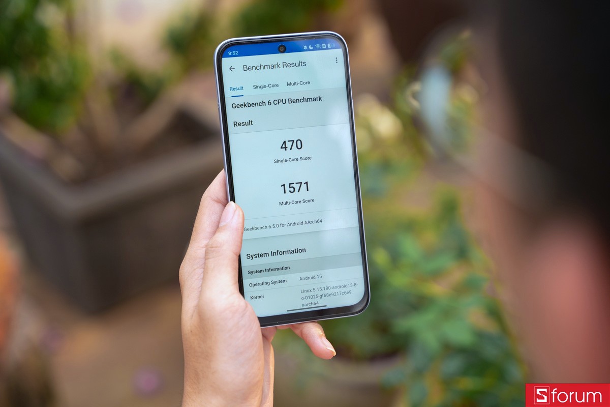 Điểm Geekbench 6 của OPPO A6t