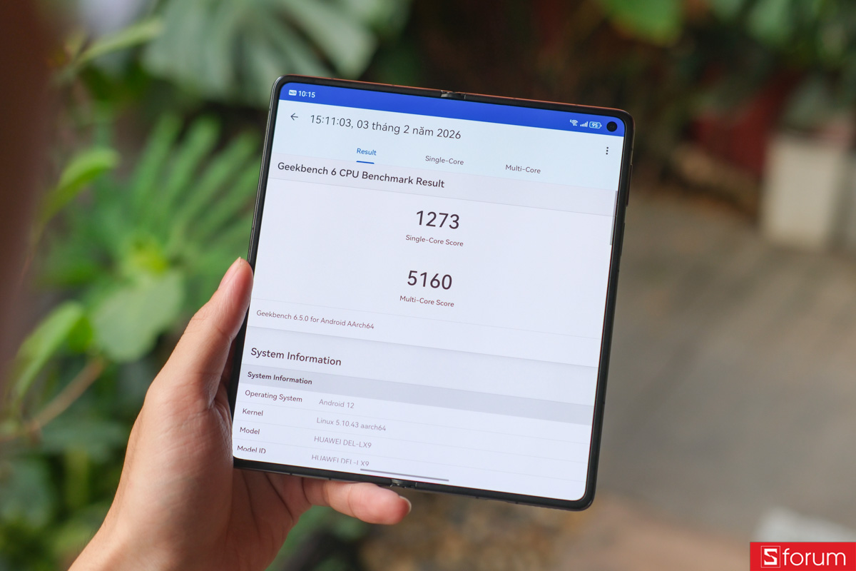 Đánh giá hiệu năng của HUAWEI Mate X7 với Geekbench 6