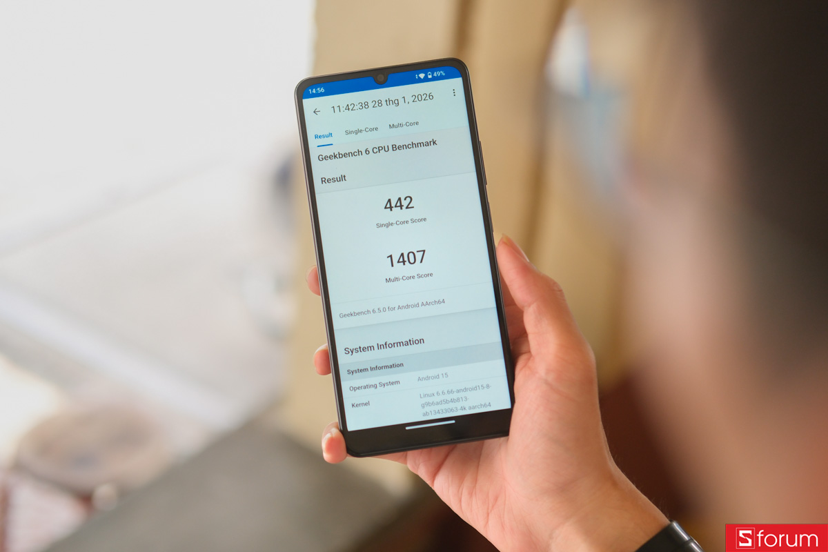 Chấm nhanh Geekbench 6 khi trên tay HONOR Play10