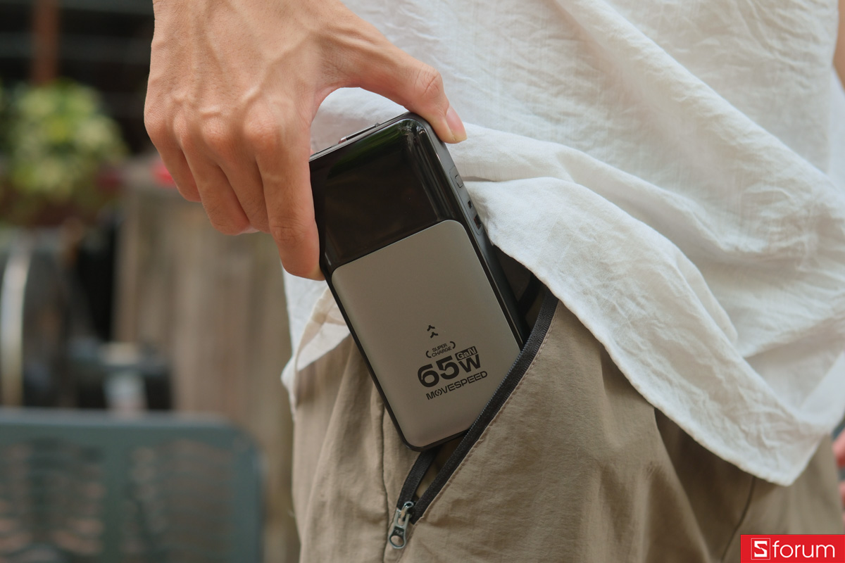 Trên tay MoveSpeed 20.000mAh 65W 1A1C