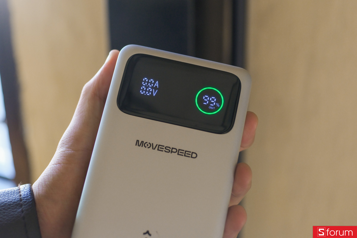 Trên tay pin dự phòng MoveSpeed M25 Pro