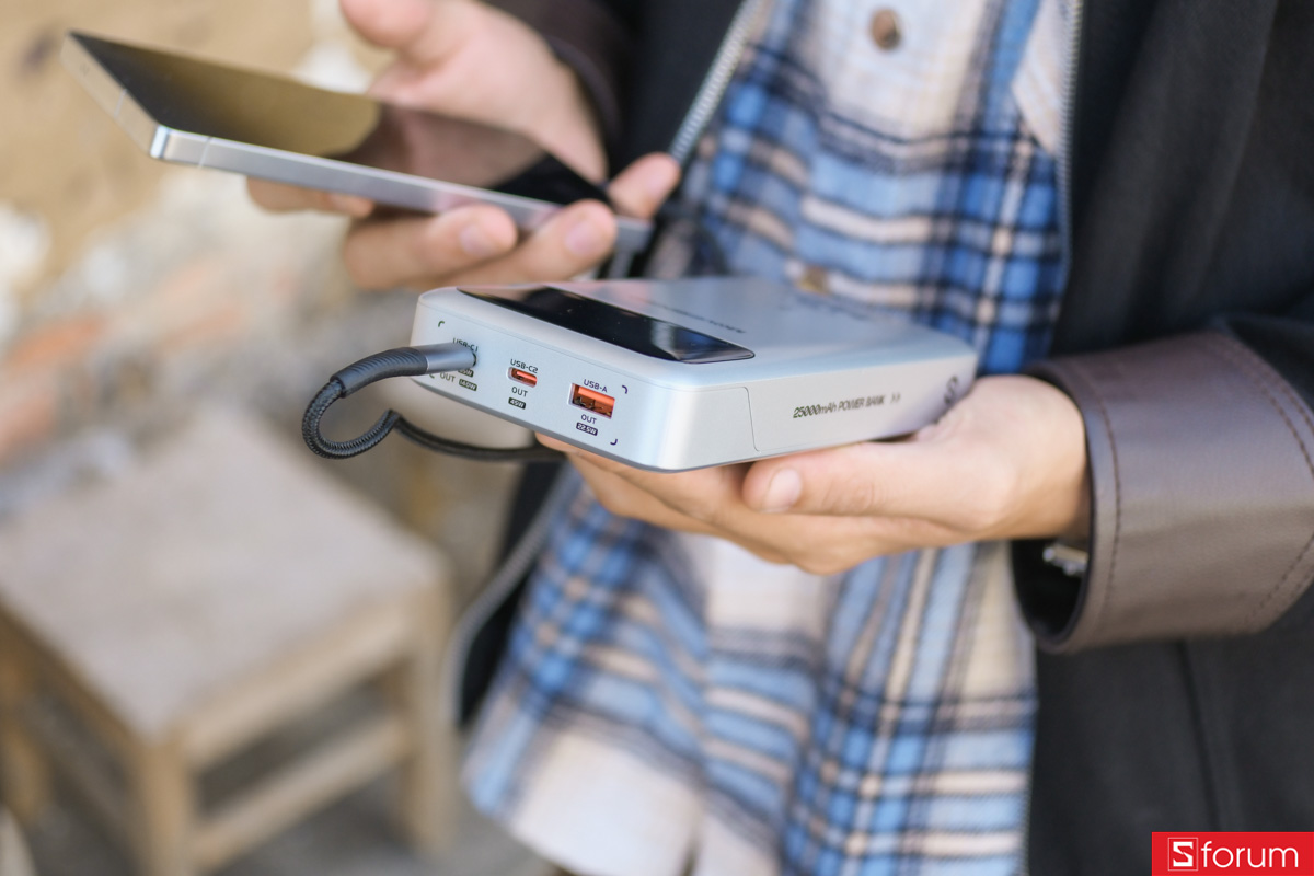 Trên tay pin dự phòng MoveSpeed M25 Pro