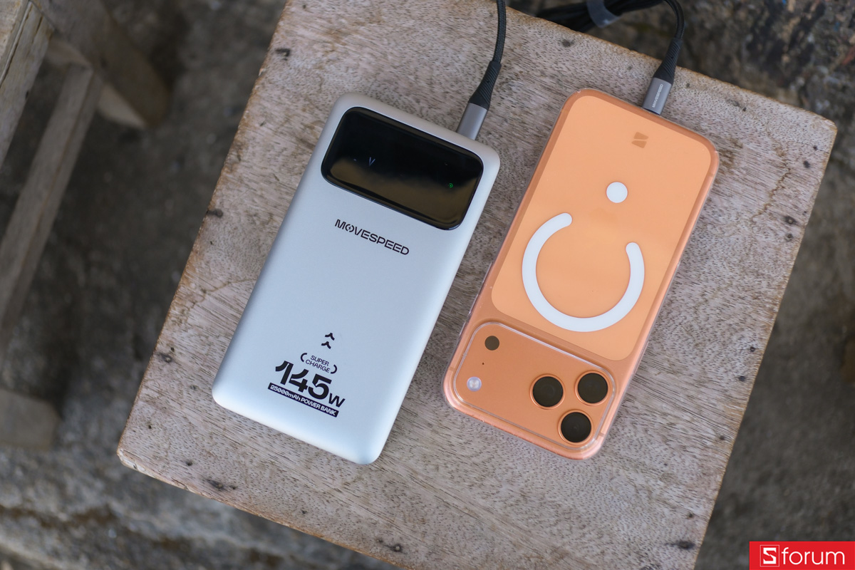 Trên tay khả năng sạc nhanh của MoveSpeed M25 Pro