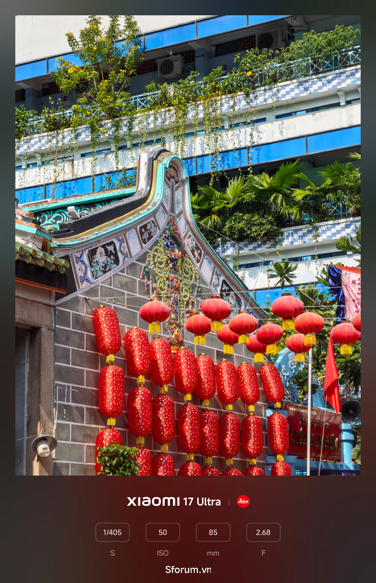 Bộ ảnh từ camera zoom liên tục 200MP của Xiaomi 17 Ultra