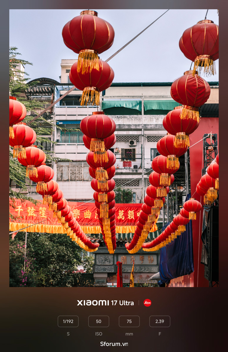 Bộ ảnh từ camera zoom liên tục 200MP của Xiaomi 17 Ultra