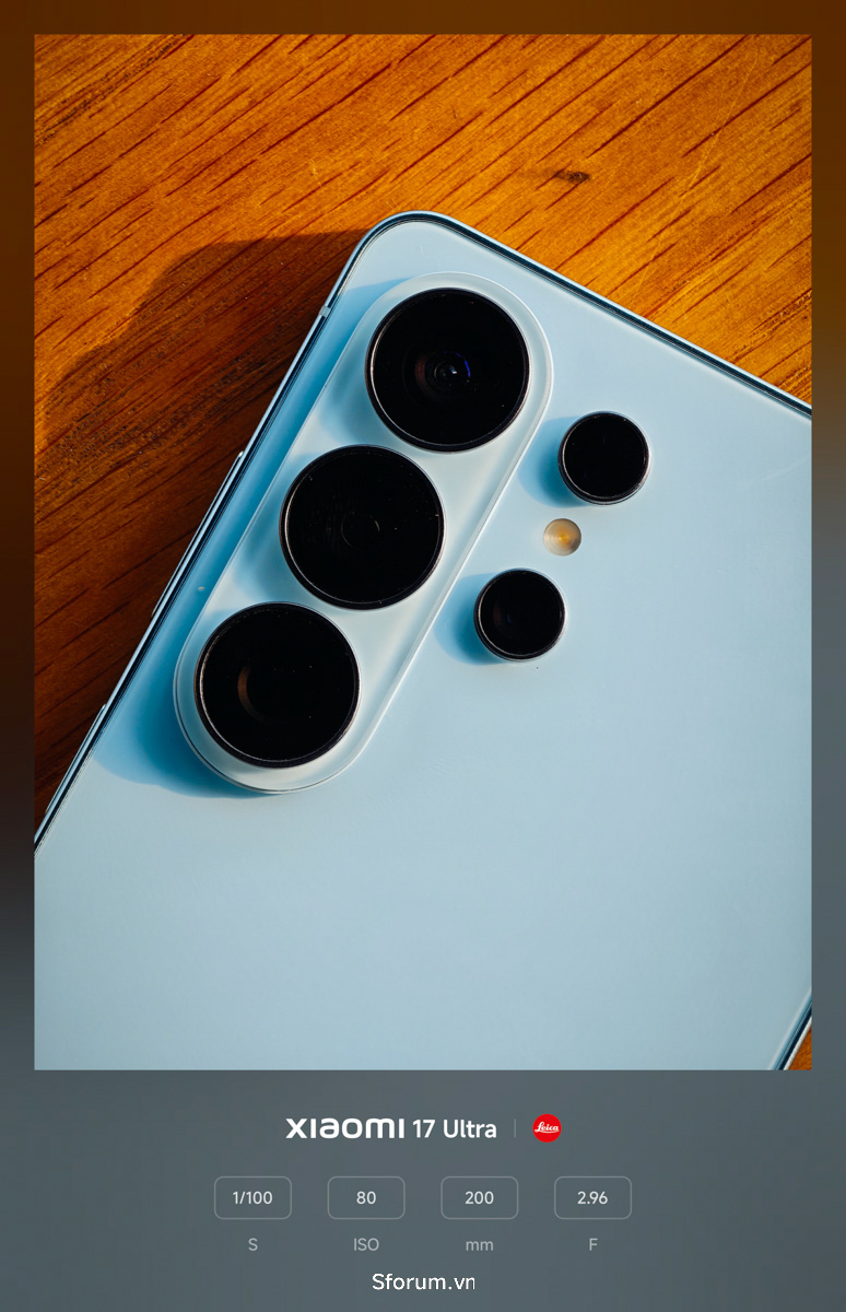 Bộ ảnh từ camera zoom liên tục 200MP của Xiaomi 17 Ultra