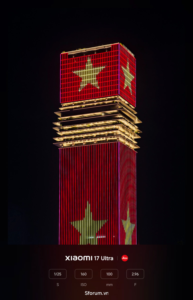 Bộ ảnh từ camera zoom liên tục 200MP của Xiaomi 17 Ultra