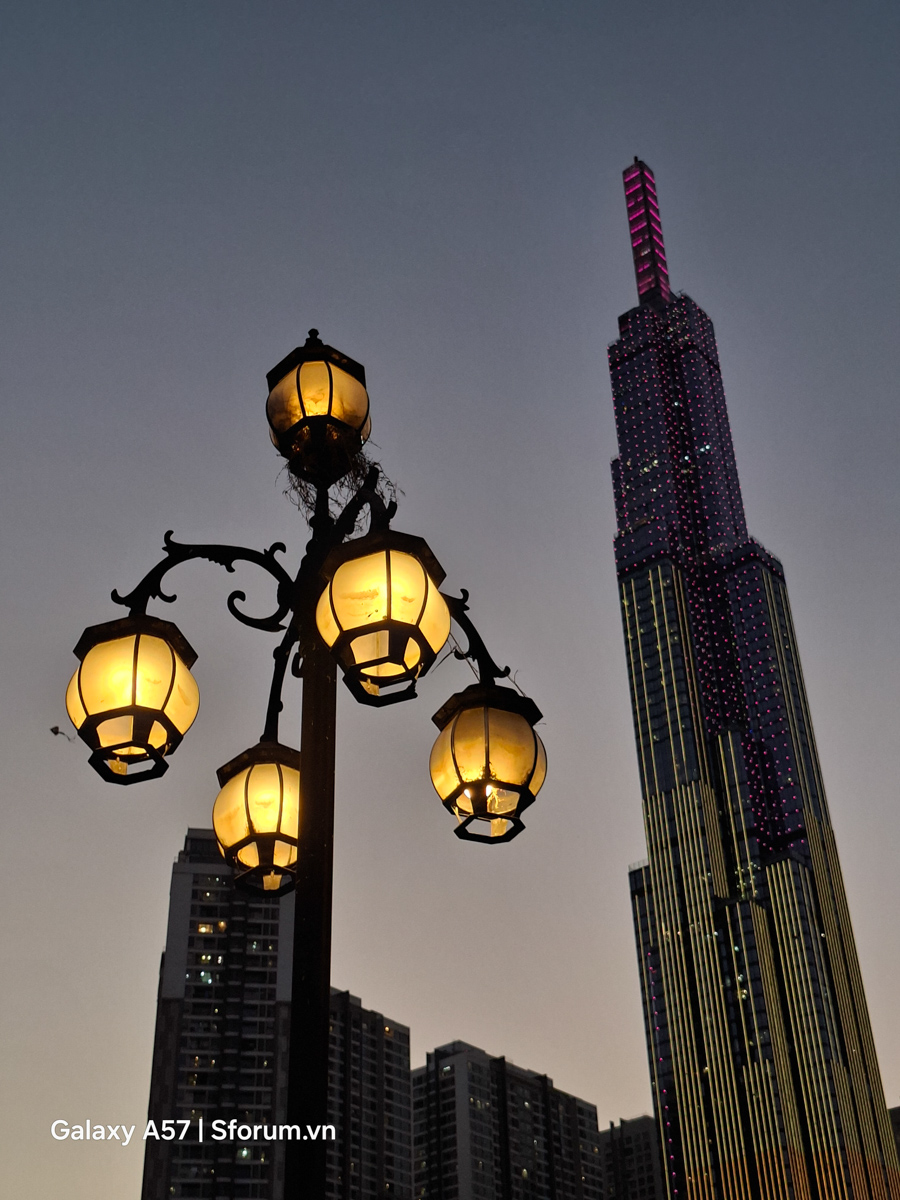 Đánh giá camera Samsung Galaxy A57 5G trong điều kiện thiếu sáng