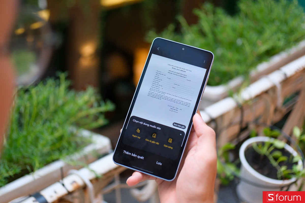 Đánh giá Galaxy AI với tính năng Scan tài liệu