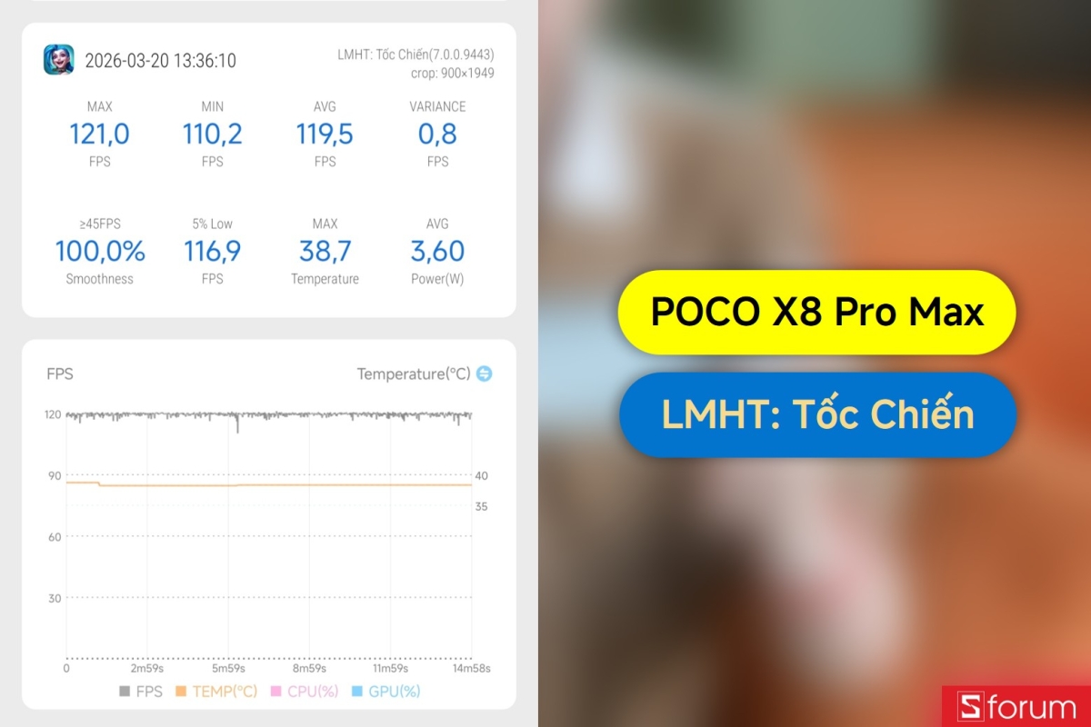 Đánh giá hiệu năng Xiaomi POCO X8 Pro Max với Liên Minh Huyền Thoại
