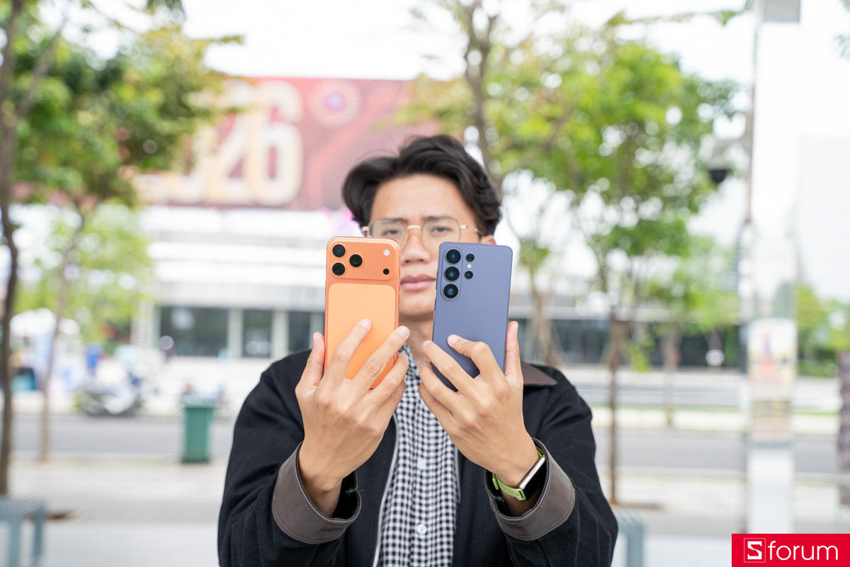 So sánh camera Galaxy S26 Ultra và iPhone 17 Pro Max