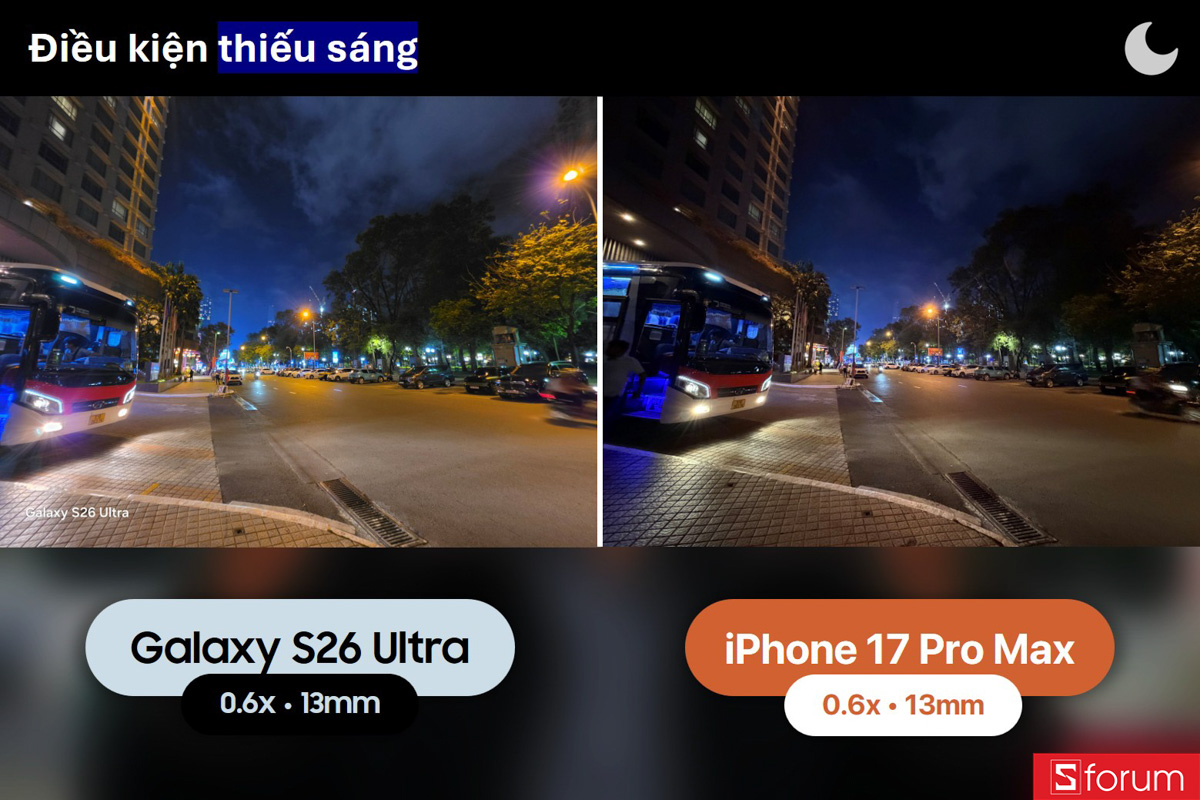 Độ sáng của bức hình trên chiếc Samsung cũng nhỉnh hơn đôi chút.