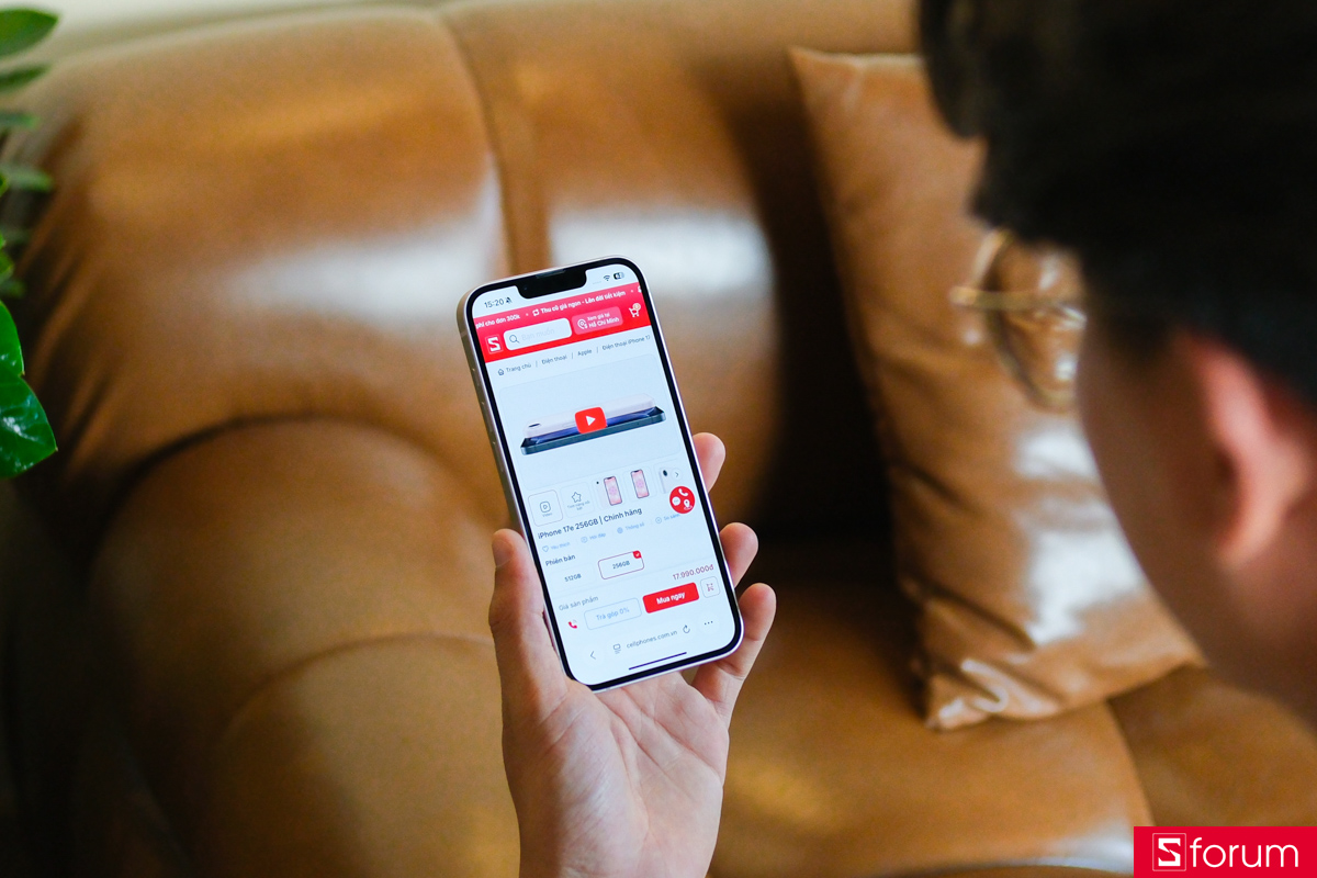 Trên tay iPhone 17e về màn hình và chất lượng hiển thị