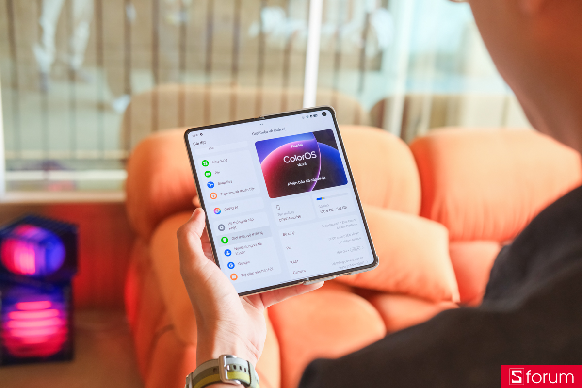 Trên tay và khám phá phần mềm của OPPO Find N6